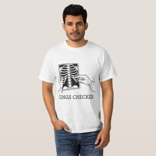 Lungs Health Concept T-Shirt Design (Voorkant volledig)