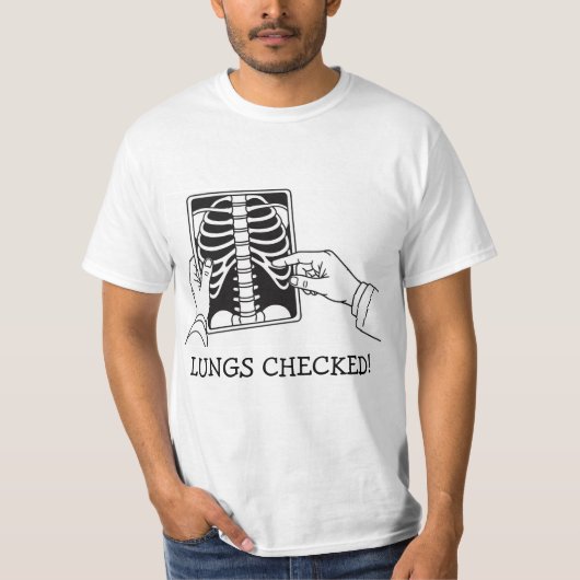 Lungs Health Concept T-Shirt Design (Voorkant)