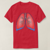 Lungs Healthy Funny T-shirt (Design voorkant)