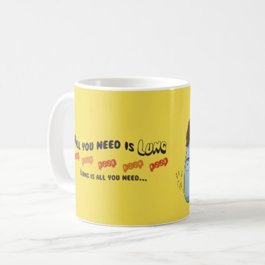 Lungs Love Koffiemok (Voorkant links)