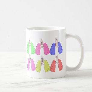 Lungs Multi-Colour-Respiratory Therapist Design Koffiemok