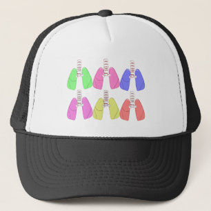 Lungs Multi-Colour-Respiratory Therapist Design Trucker Pet