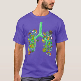 Lungs Respiratoire Therapie St Patricks Day Irish T-shirt