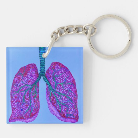 Lungs Sleutelhanger (Achterkant)