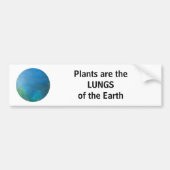LUNGS van de aardbumper Bumpersticker (Voorkant)