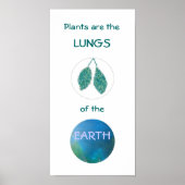 Lungs van de Aarde - poster (Voorkant)