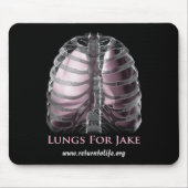Lungs voor Jake Muismat (Voorkant)