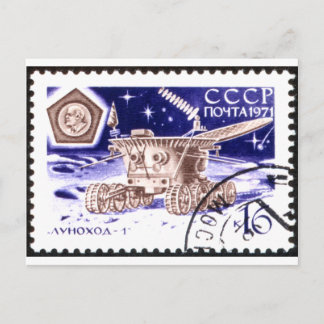 Lunokhod-1 Russische ruimterobot Briefkaart