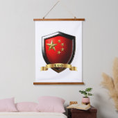 Luo China National Heritage Shield Hangend Wandkleed (Slaapkamer)