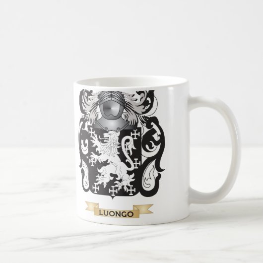 Luongo wapenschild (gezinscrest) koffiemok (Rechts)