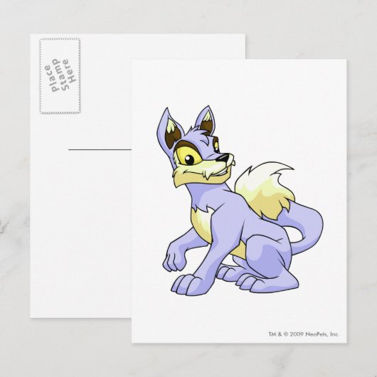 Lupe Blue Briefkaart (Voorkant / Achterkant)