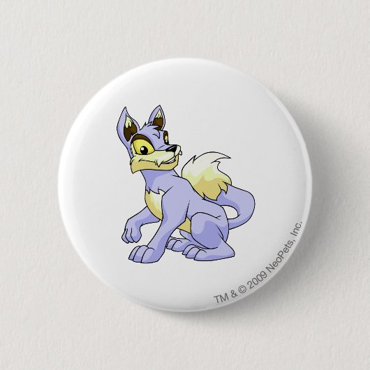 Lupe Blue Ronde Button 5,7 Cm (Voorkant)