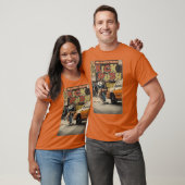 Lupe Fiasco Kick Push stripboekparodie T-shirt (Unisex)