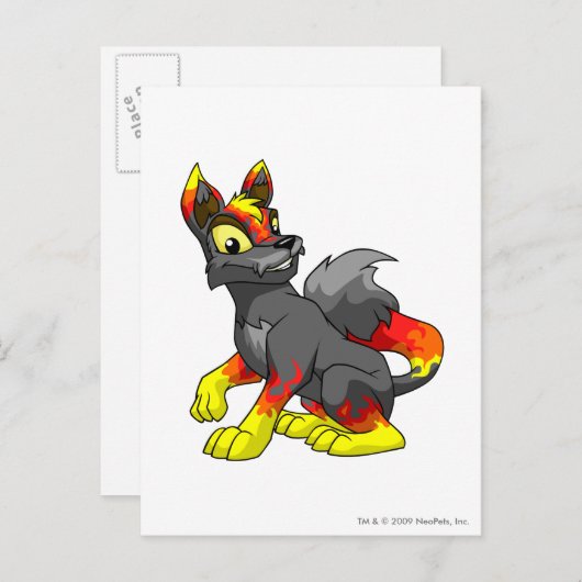 Lupe Fire Briefkaart (Voorkant / Achterkant)