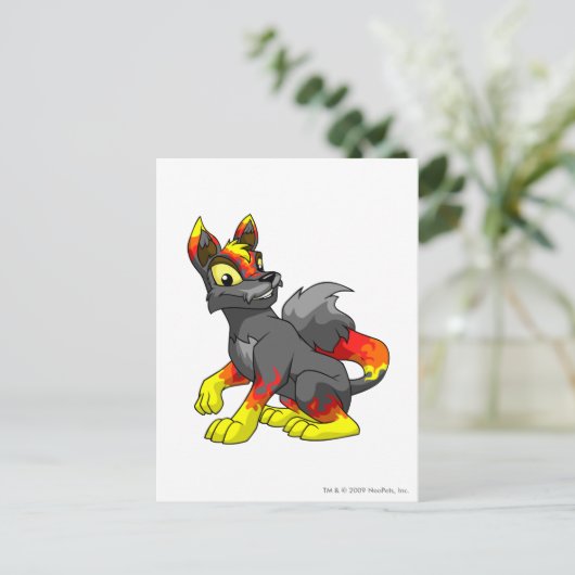 Lupe Fire Briefkaart (Staand voorkant)