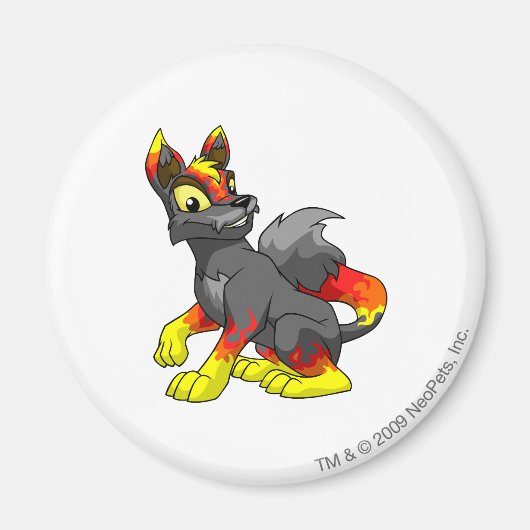 Lupe Fire Magneet (Voorkant)