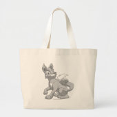 Lupe Silver Grote Tote Bag (Voorkant)