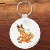 Lupe Sinaasappel Sleutelhanger (Voorkant)