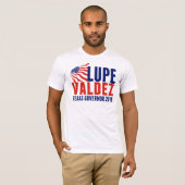 Lupe Valdez voor Texas Governor 2018 T-shirt (Voorkant volledig)