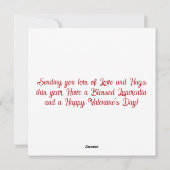 Lupercalia Love Sweet Goat Hearts Valentine's Day Feestdagenkaart (Achterkant)