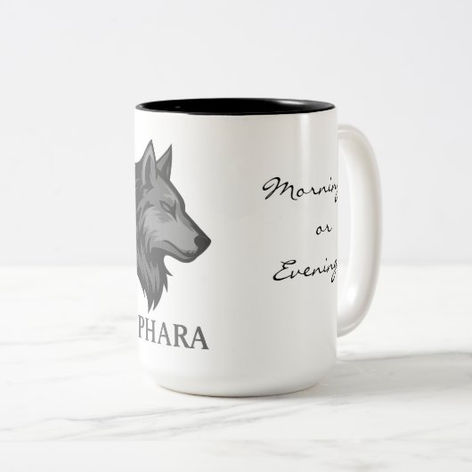 LUPHARA wolf mok (Voorkant rechts)