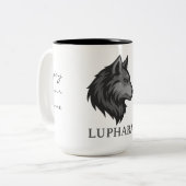 LUPHARA wolf mug Tweekleurige Koffiemok (Voorkant links)
