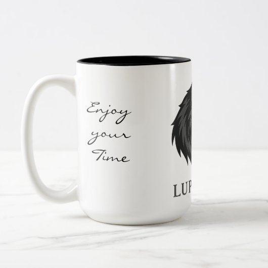 LUPHARA wolf mug Tweekleurige Koffiemok (Links)