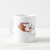 Lupin Chasing the Dreidel mok (Voorkant links)