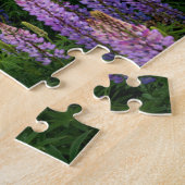 Lupin Field in Nieuw-Zeeland Legpuzzel (Zijkant)