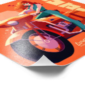 Lupin III de derde Fujiko kleine kunstprint Foto Afdruk (Hoek)