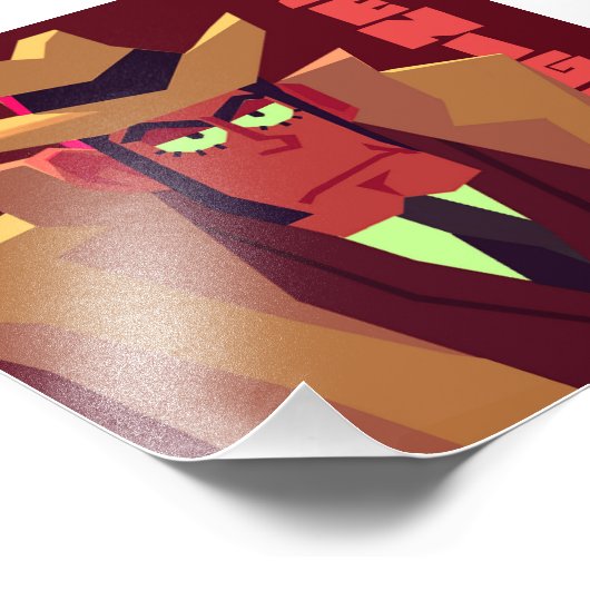 Lupin III de derde Zenigata kleine kunstprint Foto Afdruk (Hoek)