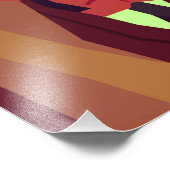 Lupin III de derde Zenigata medium art print Foto Afdruk (Hoek)