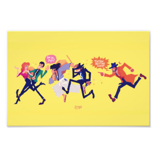 Lupin III the third heist print Foto Afdruk