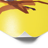 Lupin III the third Zenigata chase print Foto Afdruk (Hoek)