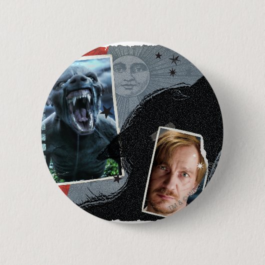 Lupin - Weerwolf Ronde Button 5,7 Cm (Voorkant)