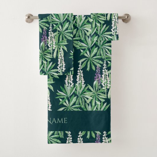 Lupinbloem Bad Handdoek (Insitu)