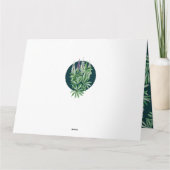 Lupinbloem Kaart (Achterkant)