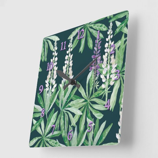 Lupinbloem Vierkante Klok (Hoek)