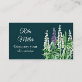 Lupinbloem Visitekaartje (Voorkant)