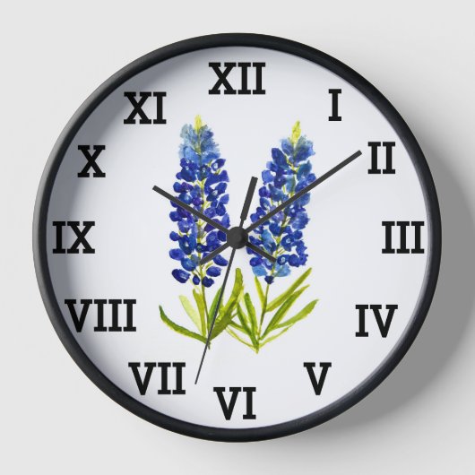Lupine Blauwe Aquarel Texas (Voorkant)
