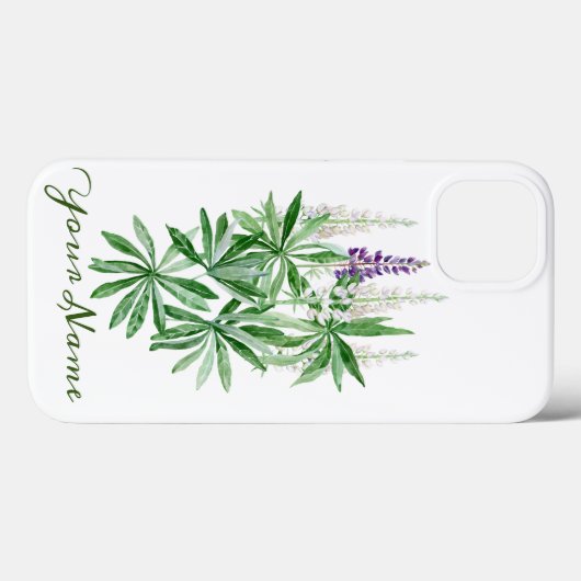 Lupine bloem Case-Mate iPhone case (Achterkant (horizontaal))