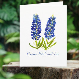 Lupine Bloemen Texas Elegante Kunst  Notitiekaartje