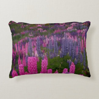Lupine Bloemenveld Natuur Esthetische Print  Accent Kussen