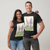 Lupine Botanische Print Mary Vaux T-shirt (Unisex)