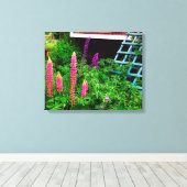 Lupine Canvas Afdruk (Insitu (Houten vloer))