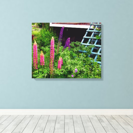 Lupine Canvas Afdruk (Insitu (Houten vloer))