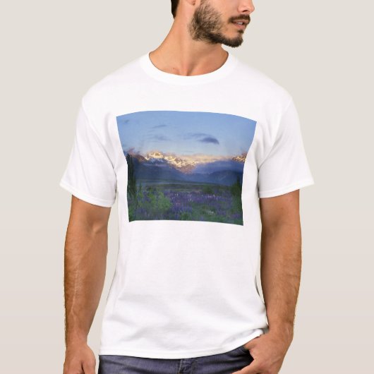 Lupine en de Main Divide, Arthur's Pass, Zuid T-shirt (Voorkant)