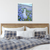 Lupine Field Canvas Afdruk (Insitu (Slaapkamer))