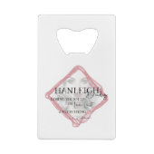 Lupine flesopener creditkaart flessenopener (Achterkant)