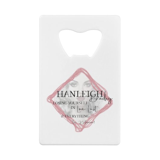 Lupine flesopener creditkaart flessenopener (Achterkant)